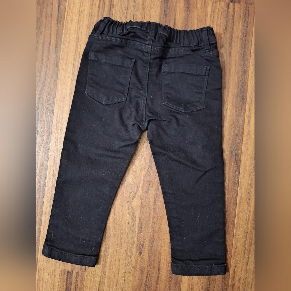 NWOT George Black Jeans Straight-Leg Denim 18-24M